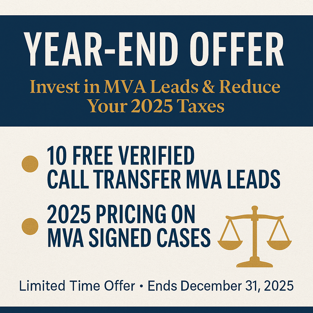 Ignite Your 2026 Success: Tax Savings + Exclusive MVA Cases