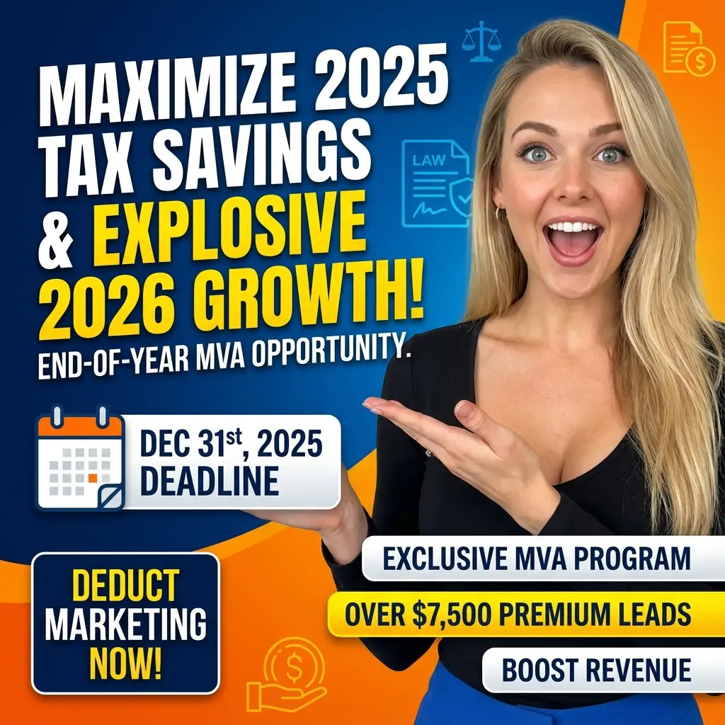 Slash 2025 Taxes & Supercharge Your 2026 Caseload (Exclusive MVA Offer!)