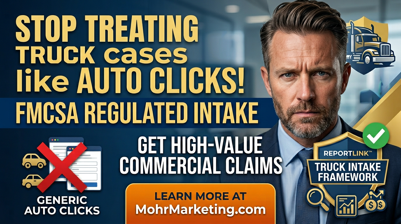 Why FMCSA Integration and Police Report Verification Transform Truck Accident Leads