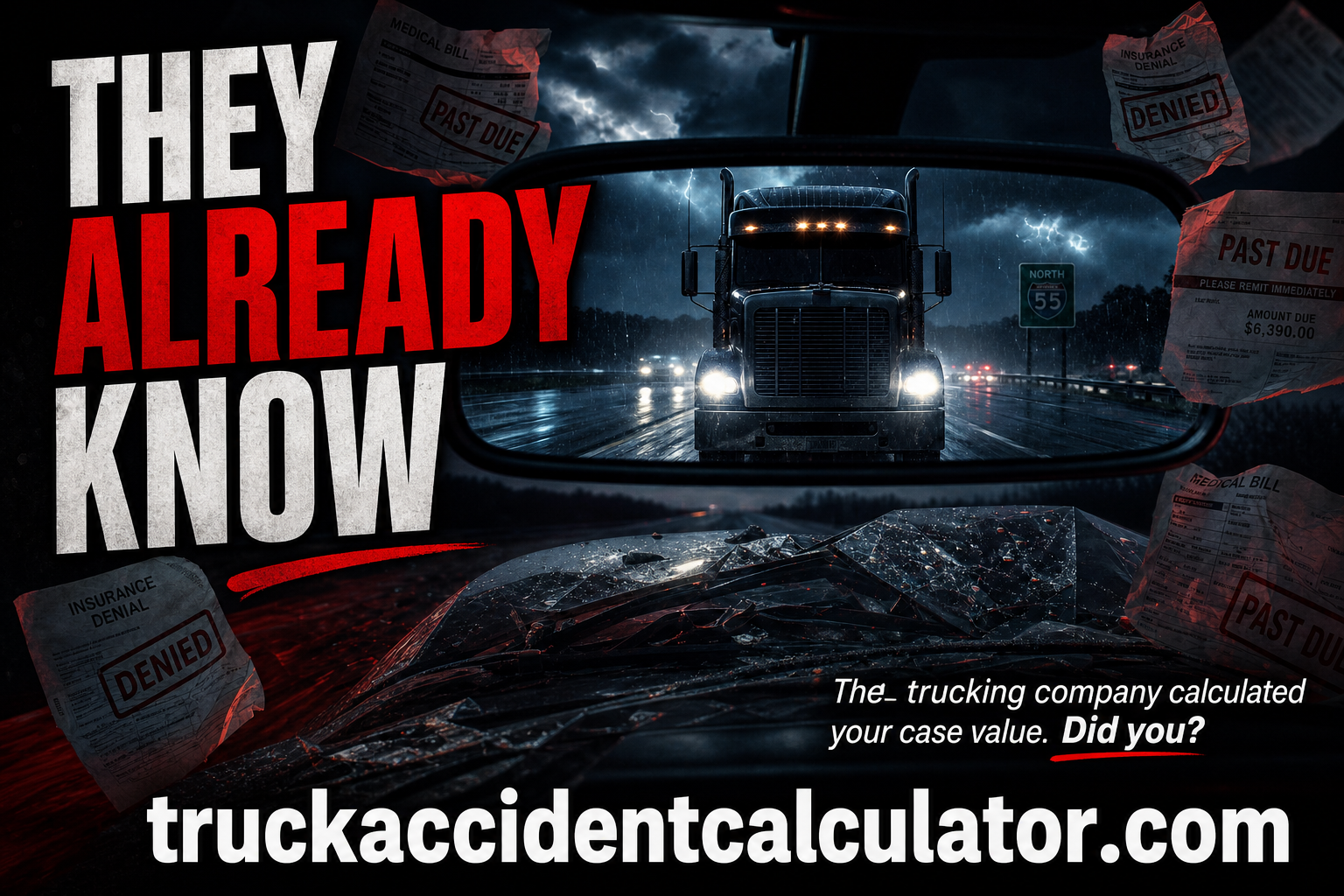 Commercial Truck Crash? Use This Free Truck Accident Calculator