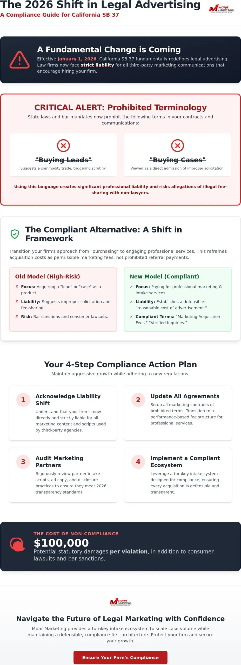 Ethical retainer acquisition: navigating ca sb 37 rules