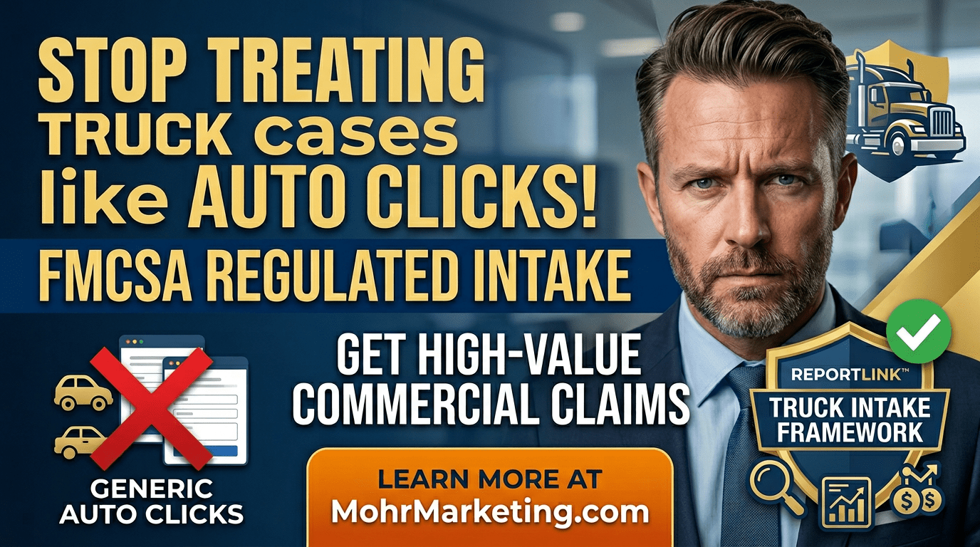 New: Structured truck accident leads in your market