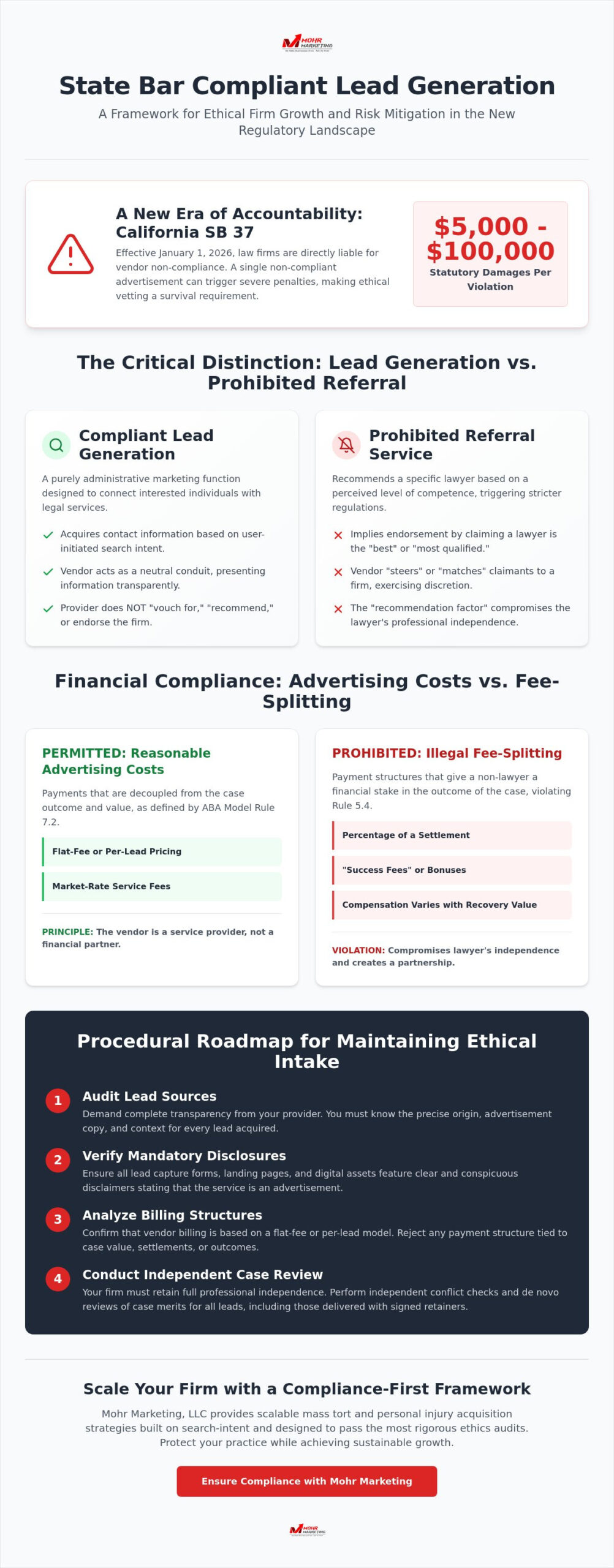 State bar compliant lead generation: the 2026 attorney guide to ethical acquisition