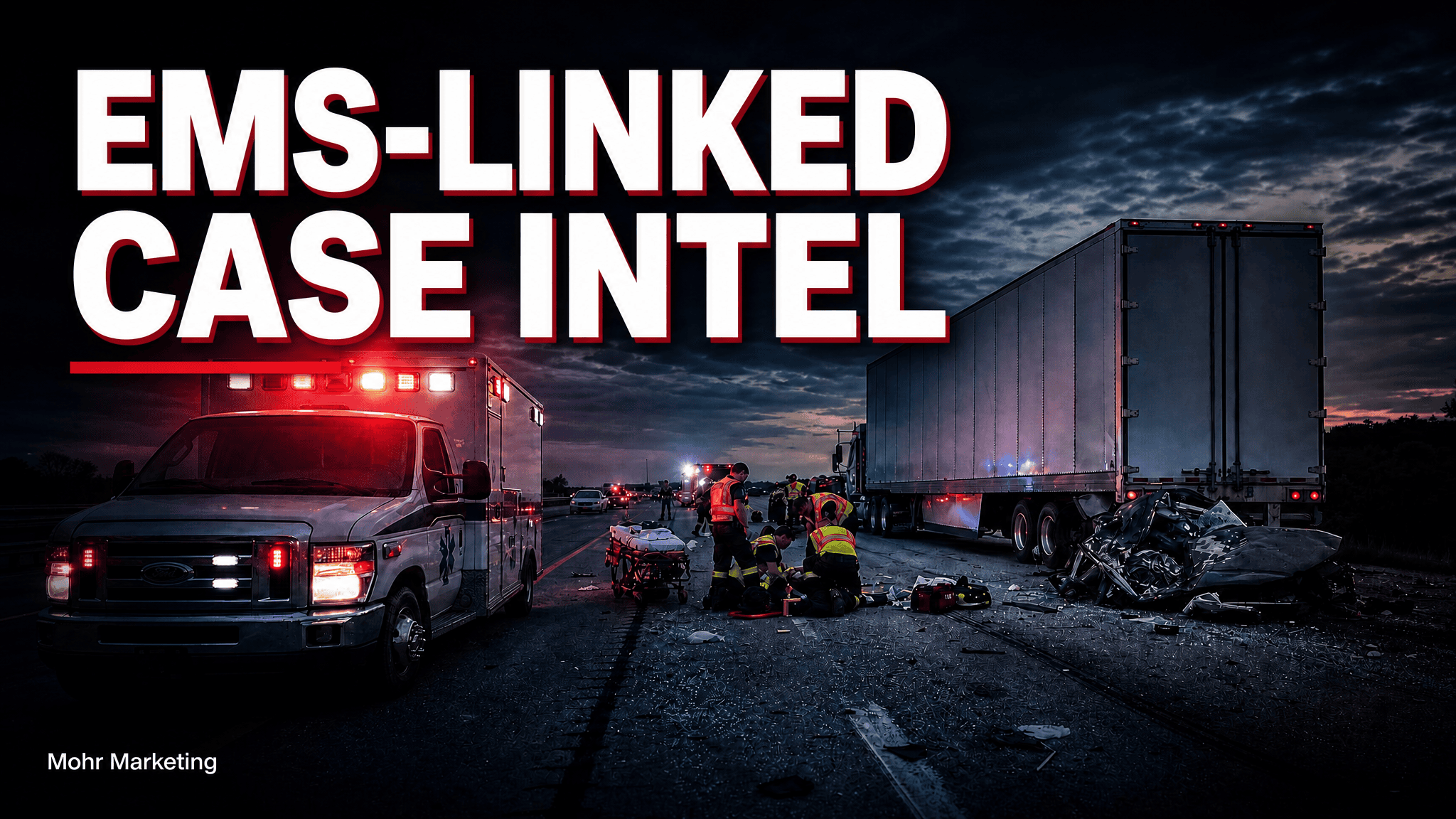 Three EMS-Linked Accident Intelligence Program Levels for Personal Injury Firms
