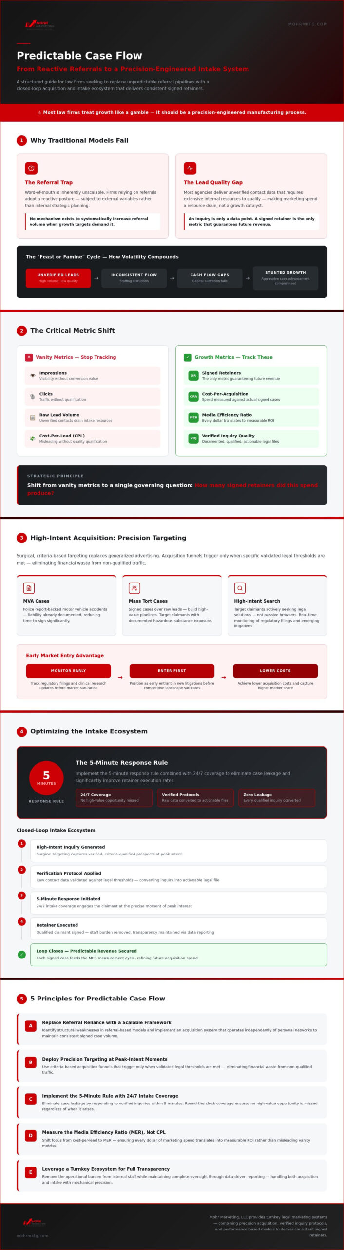 Predictable case flow for law firms engineering a scalable intake ecosystem in 2026 - infographic Predictable case flow for law firms: engineering a scalable intake ecosystem in 2026
